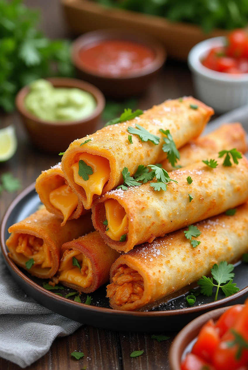 Crispy Baked Taquitos